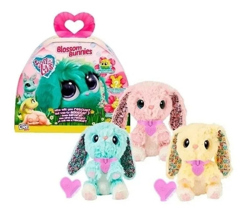Imagen 3 de 9 de Scruff A Luvs Peluche Sorpresa Blossom Bunnies Wabro