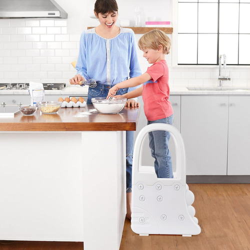 Taburete De Plástico De 2 Escalones Para Niños, Taburete De