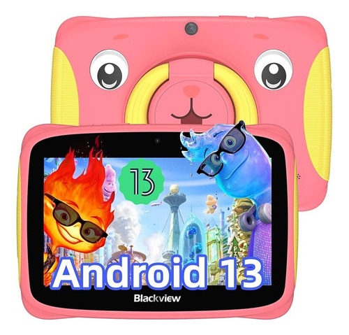 Tablet Blackview Tab 3 Kids 7´ 2+2gb 32gb Wifi Bt Android 13 Color Rosa