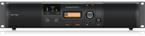 Power Amplificador Ultraligero Behringer Nx6000d +envíoexpre