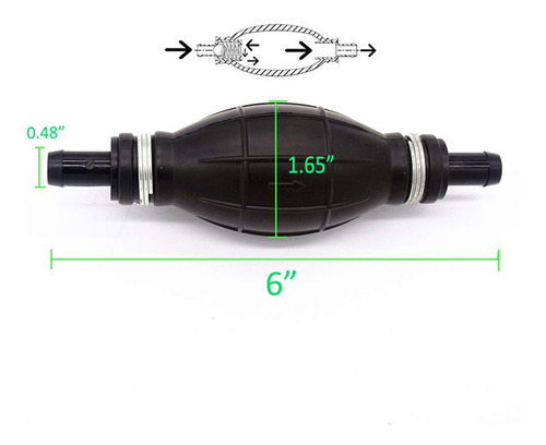 Bomba De Sifón Manual Para Gasolina, Diésel, Agua, Aceite, C
