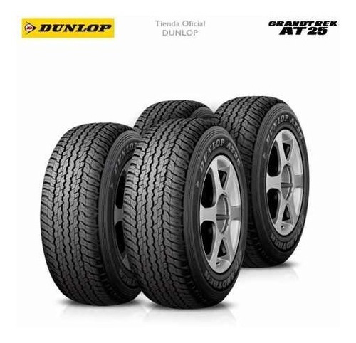 Kit X4 265/65 R17 Dunlop Grandtrek At25 + Tienda Oficial