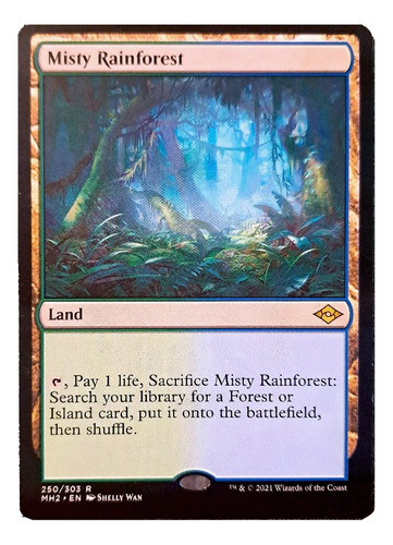 Modern Horizons 2: Misty Rainforest / Bosque Tropical B  Mtg