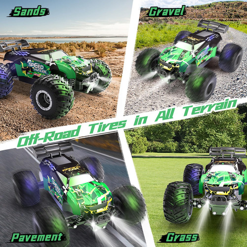 Coche De Control Remoto Rc Cars All Terrain Monster Truck, O