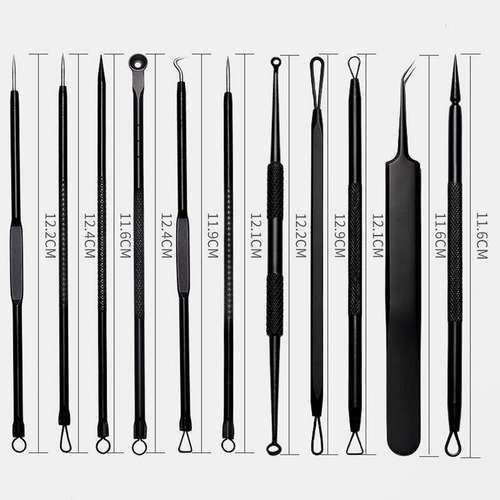 Extractor De Comedones De Acero Inoxidable Para Eliminar El