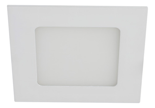 Lámpara De Empotrar Led 6w 320lm Luz Cálida Cuadrada