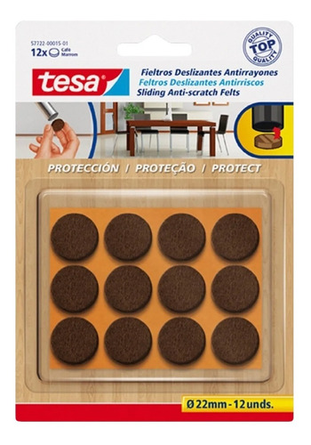 Fieltros Tesa- Tipo Topetina- Felpas Antirrayon- Circ. 22mm