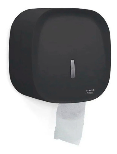 Dispenser Suporte Porta Papel Higienico Rolão Invoq Preto'