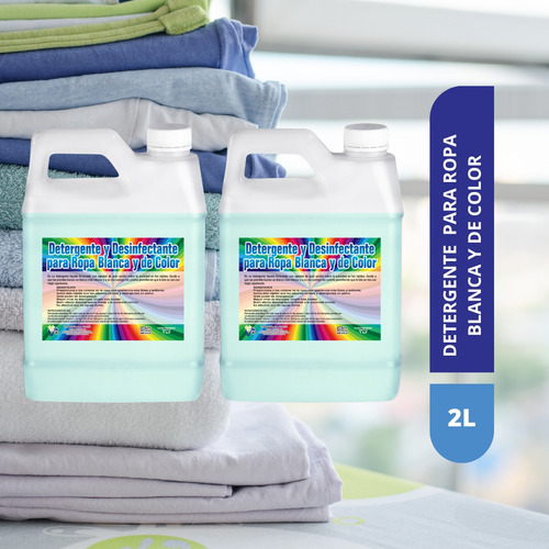 Detergente Para Ropa Blanca Y De Color 2lt Vitraquim