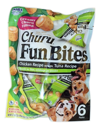 Churu Perro Fun Bites Atun 22g X6
