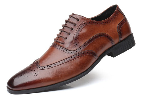 Zapatos De Vestir Vintage Business Brogue Para Caballero