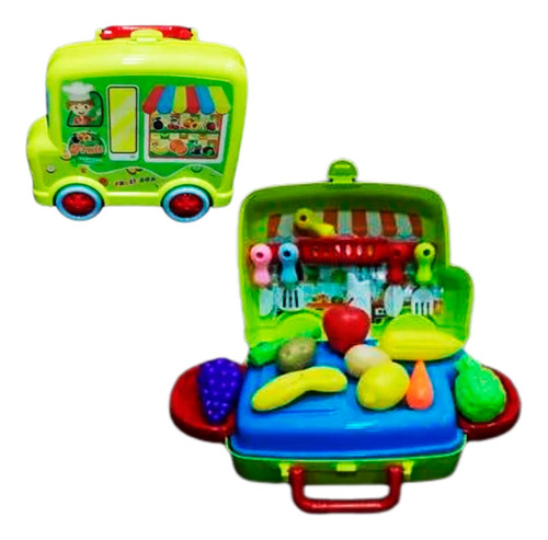 Lonchera De Frutas Carrito Juguete Niño Regalo