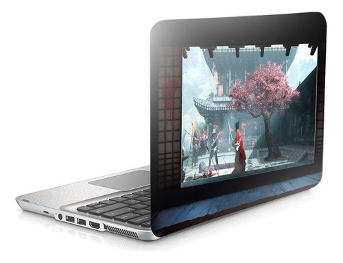 Skin Adesivo Protetor Para Notebook 17 Samurai Arvore D16