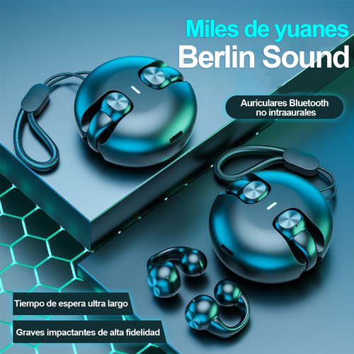 Auriculares Bluetooth 5.3 Deportivos Clip Para Oídos
