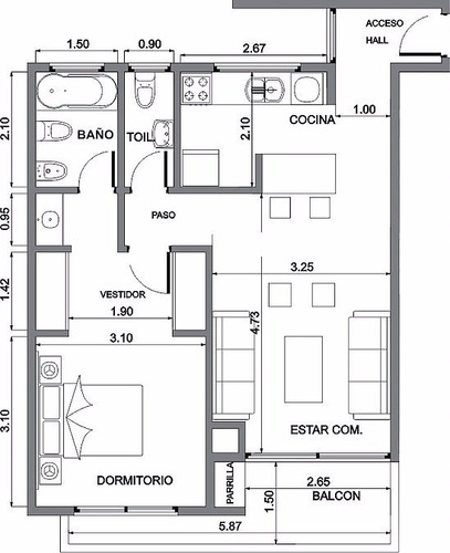 Departamento En Venta En Tigre Centro