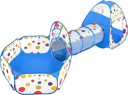 Set 3 Casita Carpa Piscina Tunel De Juego De Ni os Plegable