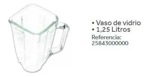 vaso licuadora oster en vidrio (tipo trébol) - Repuestico