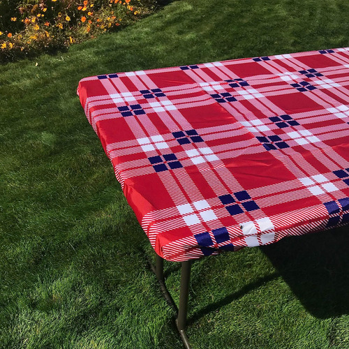 Mantel Rectangular Especial Para Picnic De Poliéster
