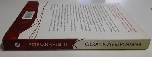 Libro Geranios En La Ventana Esteban Valenti Ed,sudamericana (Usado)