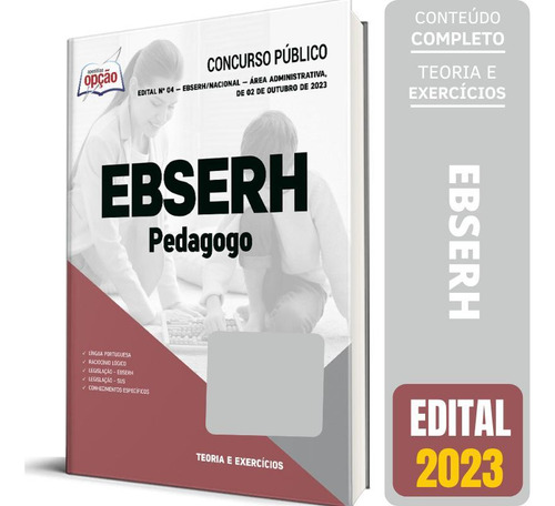 Apostila Ebserh 2023 - Pedagogo
