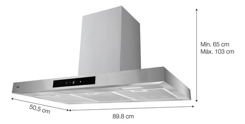 Campana Extractora Sole Onyx-t 90 Cm