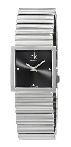 Reloj Calvin Klein Mujer Acero Cuadrado Moda Suizo K5623161