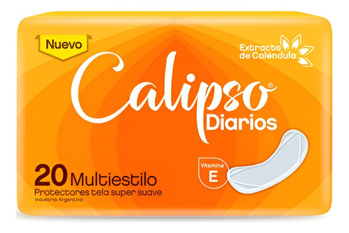 Protectores Diarios Calipso Multiestilo 20u Pack 12 Unid