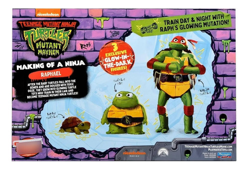 Pack Tortugas Ninja Mutantes Formación De Un Ninja Raphael