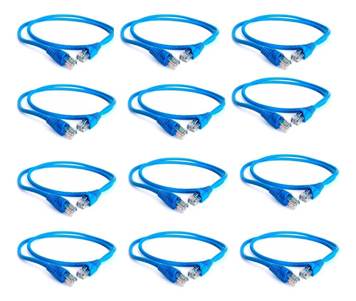 Cable Rj45 Patch Cord Cat6 0.5 Metros X 50 Unidades