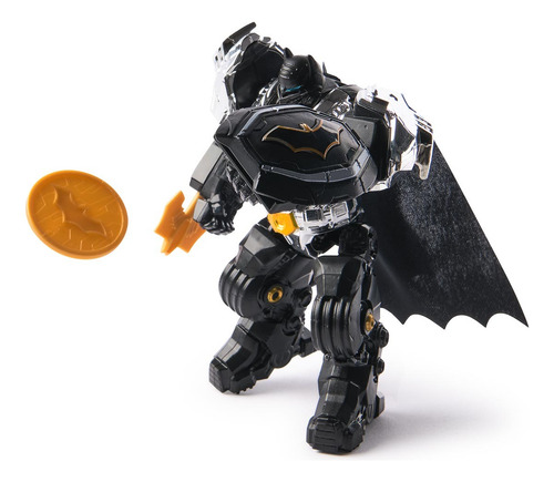 Dc Comics, Boneco Batman 10cm Com Armadura Metal Force
