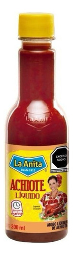 Achiote Líquido 300 Ml La Anita México - Lireke