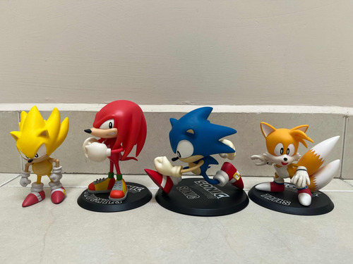 Sonic The Hedgehog First4figures Knuckles Tails Super Sonic