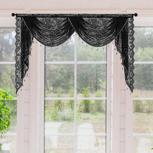 Ventana De Cascada Venance Vintage Diseño Ancho 150 Cm