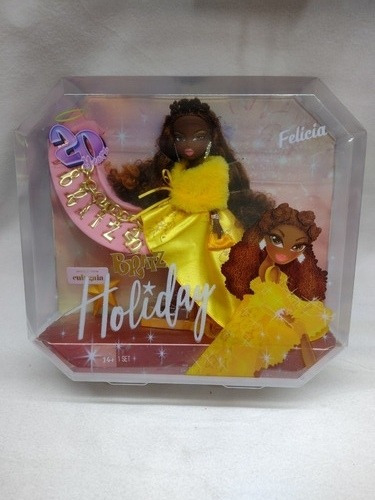 Muñeca Bratz Coleccion Holiday Felicia 20 Años Years 2021