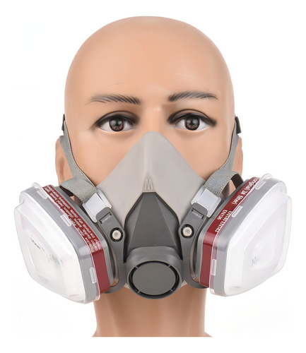 Cobbelux Máscara Protectiva Respiratoria Silicona Y Plástico