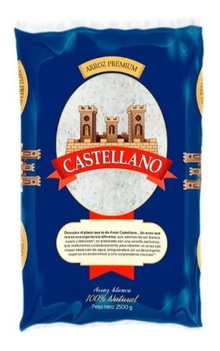 Arroz Castellano X 2.5 Kg - Kg A $13 - Kg a $16