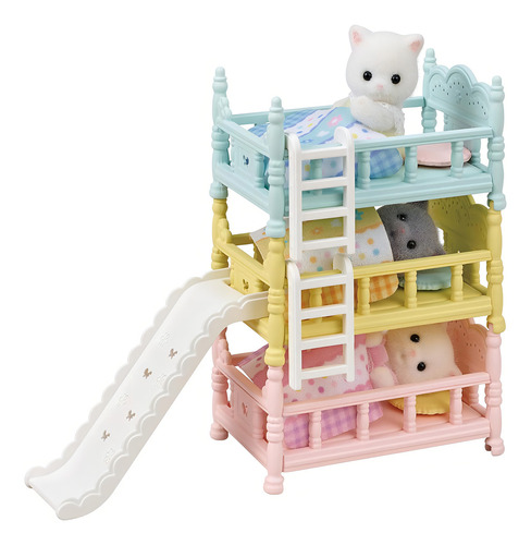 Sylvanian Families Set De Triple Cama Ternurines