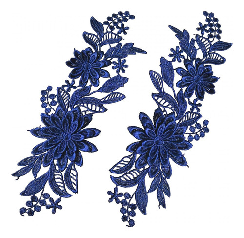 Apliques De Encaje De 2 Piezas, Apliques De Boda, Apliques