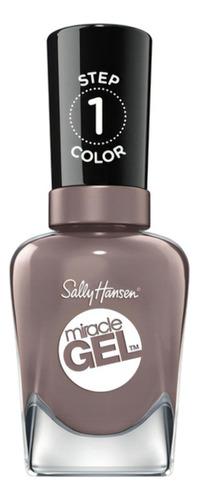 Esmalte de uñas color Sally Hansen Miracle Gel de 15mL de 1 unidades color To the taupe 205