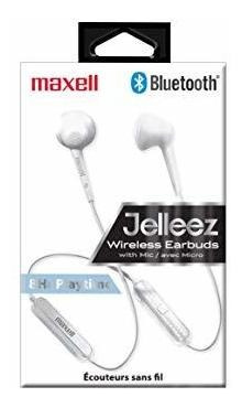 Maxell Jelleez Bluetooth Earbuds - Micrófono 6myg9