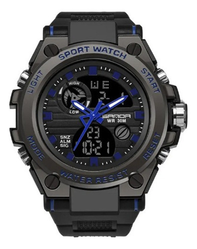 Sanda739 Reloj Casual Militar For Hombre Resistente Al Agua