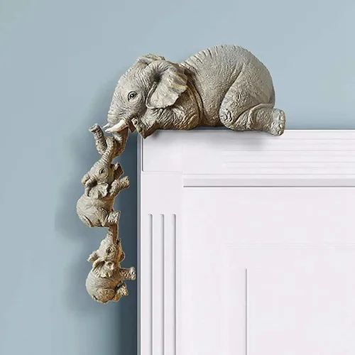 Colección De Decoración Del Hogar Escultura De Elefante De R