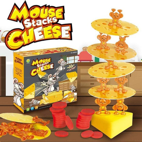 Ratones En Equilibrio (mouse Stacks Cheese) Juego De Mesa