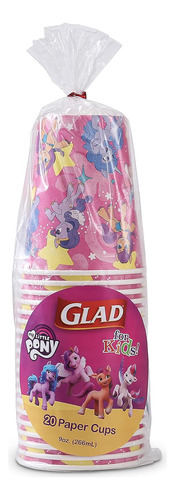 Glad Vasos De Papel My Little Pony Para Niños, My Little Pon