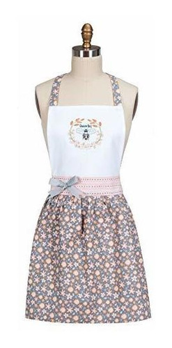 Kay Dee Designs Bee Inspired Embroidered Hostess Apron, 20  