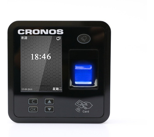 Reloj Lector Ah59c Control Acceso Biometrico Huella Cronos