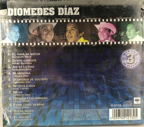 Imagen 2 de 2 de Diomedes Díaz - Dos Grandes - Colección Conmemorativa