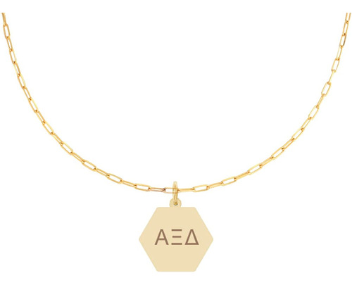 Sorority Shop Collar Alpha Xi Delta Paperclip, Collar Axd Ch