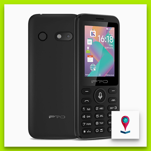 Imagen 3 de 3 de Ipro W9 Smart 2.4 (k24) Telefono Libre Kai Os 3g Mp3 Dualsim