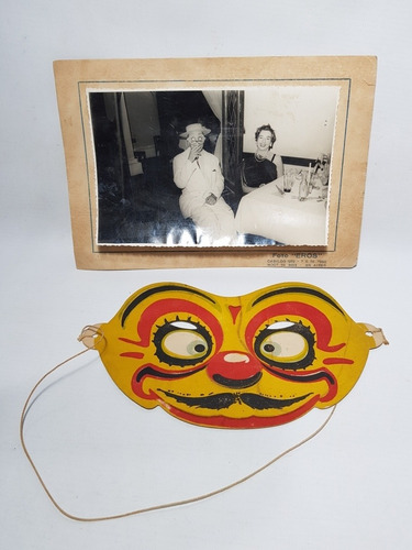 Carnaval Asalto Antigua Careta + Foto + Papel Mag 57935